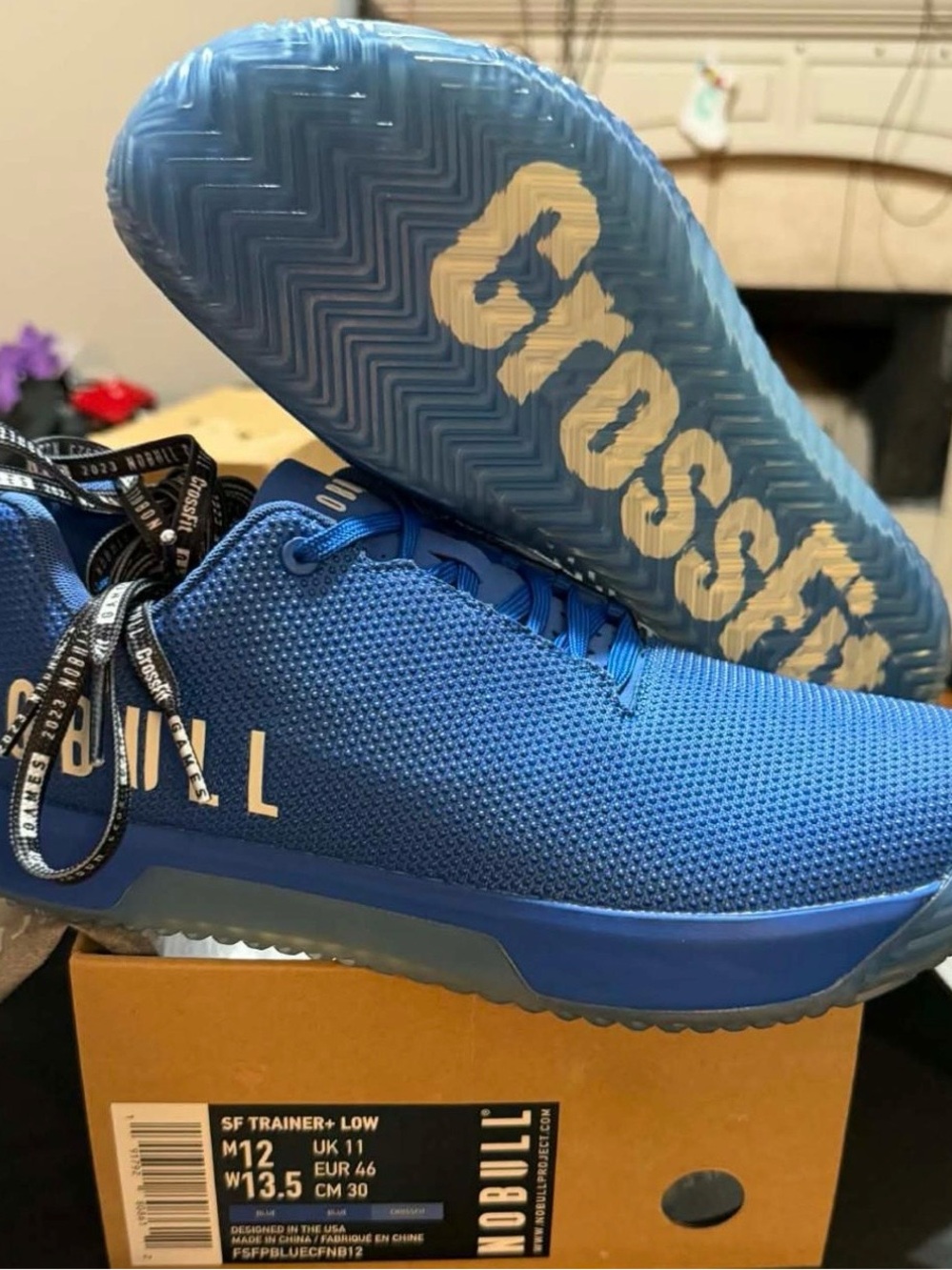 NOBULL Men’s Blue SF Trainer+ Low - Cross-Training Shoe